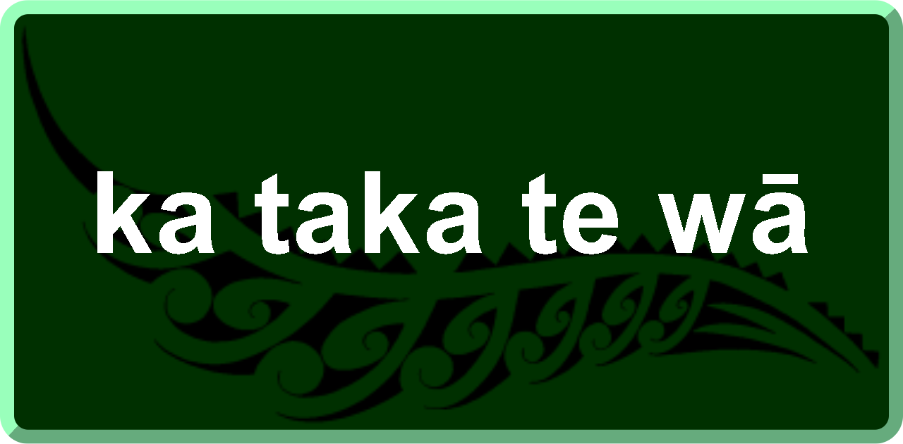 ka taka te wā: after a time