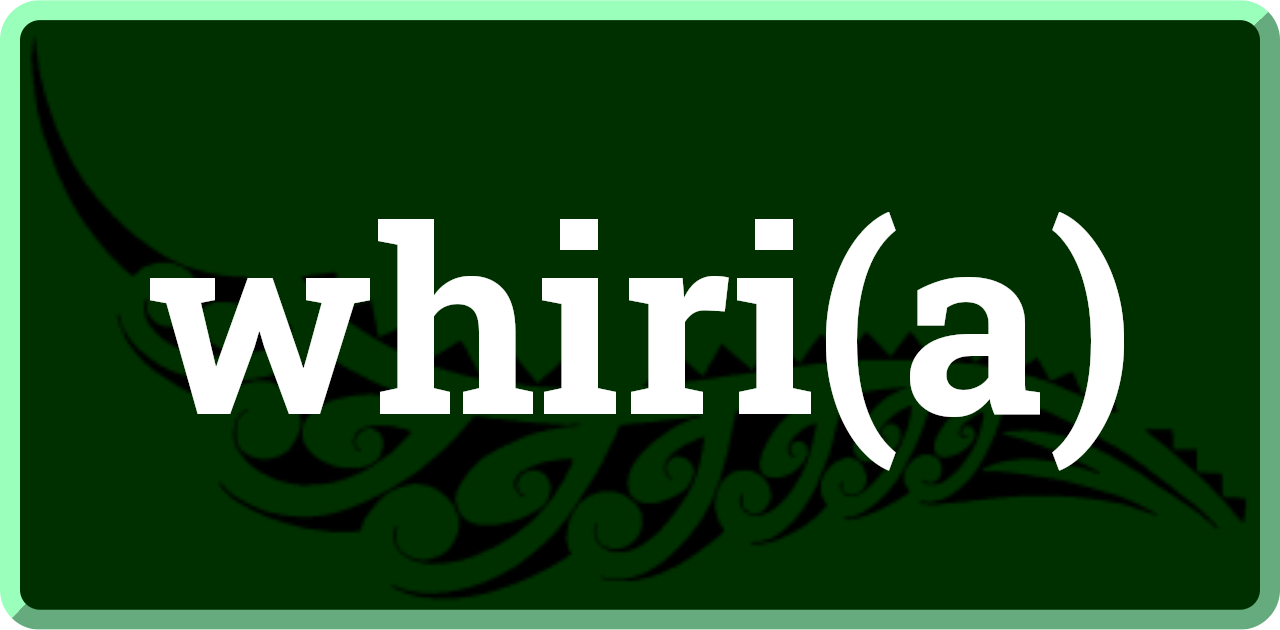 whiri(a): braid