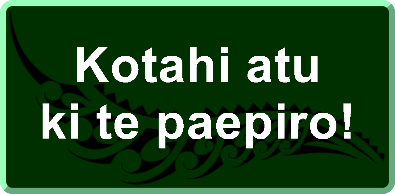 Kotahi atu ki te paepiro!: Straight to the try line!